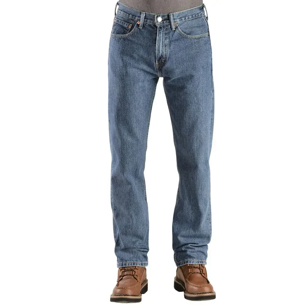 Levi's 505 Prewashed Regular Straight Leg Men's Jeans, Stonewash, Size 36x32